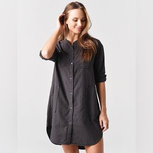 James Perse Utility Shirt Dress